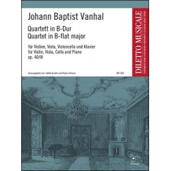 Klavierquartett Nr. 3 in B-Dur op. 40/3 - Johann Baptist Vanhal