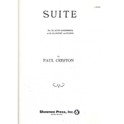 Suite op.6 : for alto saxophone (clarinet) - Paul Creston