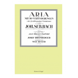 Aria mit 30 Veränderungen (Goldberg Variationen BWV 988) -Johann Sebastian Bach / Arr.Max Reger