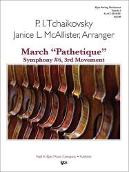 March Pathetique Symphony #6, 3rd Movement -Piotr Ilich Tchaikowsky (Pyotr Peter Ilyich Iljitsch Tschaikovsky) / Arr.Janice Mcallister