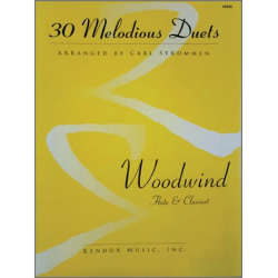 30 Melodious Duets (Flute & Clarinet) - Diverse / Arr. Carl Strommen