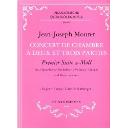 CONCERET DE CHAMBRE A DEUX ET TROIS - Jean-Joseph Mouret