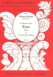 Ecco - für 3 Cornetti (3 Violinen) - Giovanni M. Cesare