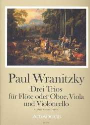 3 Trios - für Flöte (Oboe), - Paul Wranitzky