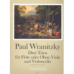 3 Trios - für Flöte (Oboe), -Paul Wranitzky