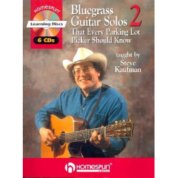 BLUEGRASS GUITAR SOLOS VOL.2 (+6CDS) -Steve Kaufman