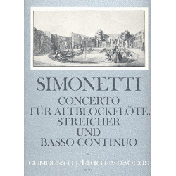Concerto d-Moll op.4 - für - Giovanni Paolo Simonetti