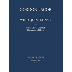 Quintett G-Dur Nr.2 : für Flöte, Oboe - Gordon Jacob