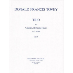 Trio c minor op.8 : for clarinet, - Donald Francis Tovey