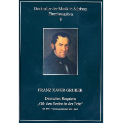 Deutsches Requiem GWV15 (+CD-ROM) : -Franz Xaver Gruber