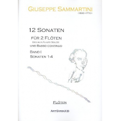 12 Sonaten Band 1 (Nr.1-4) : - Giuseppe Sammartini