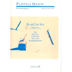 BlueCab Nr.6 (+CD) : für 9 Flöten - Josef Schlotter