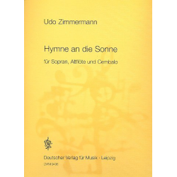 Hymne an die Sonne : für Sopran, - Udo Zimmermann