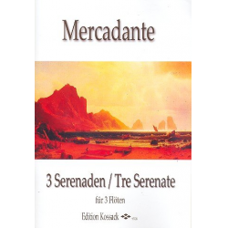 3 Serenaden : für 3 Flöten - Saverio Mercadante