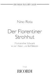 DER FLORENTINER STROHHUT : LIBRETTO (DT) - Nino Rota