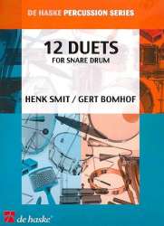12 Duets : for snare drums - Gert Bomhof