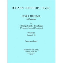 HORA DECIMA VOL.1 (NOS. 1-20) : FOR - Johann Christoph Pezel