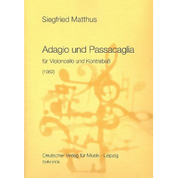 Adagio und Passacaglia : für - Siegfried Matthus