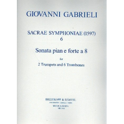 Sonata pian e forte a 8 : for 2 trumpets - Giovanni Gabrieli