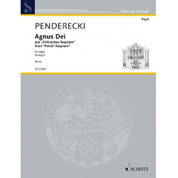 Agnus Dei : - Krzysztof Penderecki / Arr. Oskar Gottlieb Blarr