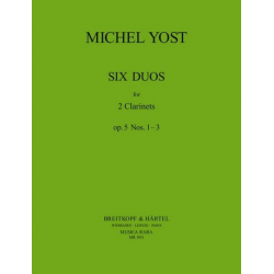 Sechs Duos op.5 Nr.1-3 - for 2 clarinets - Michael Yost