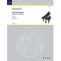 VARIATIONEN OP.14 : - Hans Werner Henze