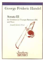 Sonata no.3 : for trombone - Georg Friedrich Händel (George Frederic Handel)