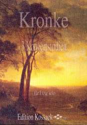 3 Konzertstudien op.188  : für Flöte solo - Emil Kronke