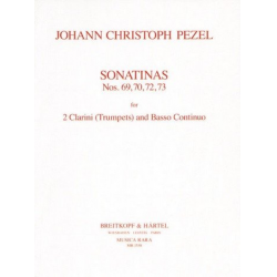 Sonatinen Nr.69, 70, 72 und 73 : - Johann Christoph Pezel