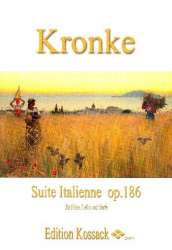 Suite italienne op.186 : für Flöte, Harfe -Emil Kronke