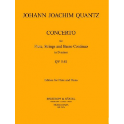 Concerto d minor for flute, strings - Johann Joachim Quantz