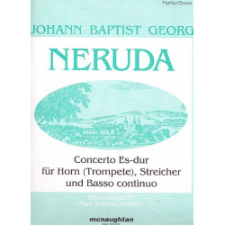 Concerto Es-Dur : für Horn (Trompete), - Johann Baptist Georg Neruda