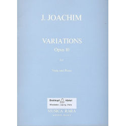 Variations op.10 : - Joseph Joachim