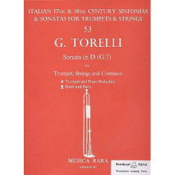 Sonata D major : for trumpet, - Giuseppe Torelli
