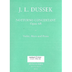 Notturno concertant op.68 : - Jan Ladislav Dussek