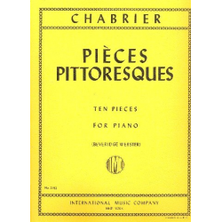 10 pièces pittoresques : for piano - Alexis Emmanuel Chabrier