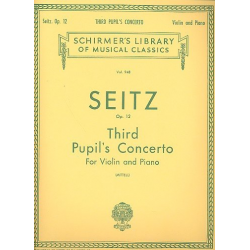 STUDENT'S CONCERTO G MINOR NO.3 - Friedrich Seitz
