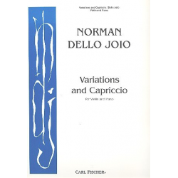 Variations and Capriccio : for violin - Norman Dello Joio