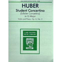 Student Concertino G major no.2 - Adolf Huber