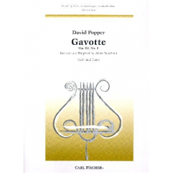 Gavotte op.23,2 : for cello and piano - David Popper