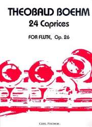 24 caprices op.26 : for flute in - Theobald Boehm