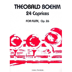 24 caprices op.26 : for flute in - Theobald Boehm
