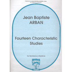 14 characteristic Studies : for trombone - Jean-Baptiste Arban