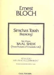 Simchas Torah from Baal Shem : - Ernest Bloch