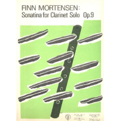 Sonatina op.9 : for clarinet solo - Finn Mortensen
