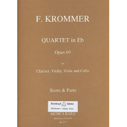 Quartett Es-Dur op.69 : für Klarinette - Franz Krommer