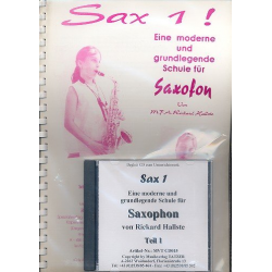 Sax 1 (+CD) : für Saxophon - Rickard Hallste