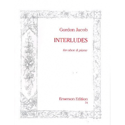 Interludes : for oboe and piano -Gordon Jacob