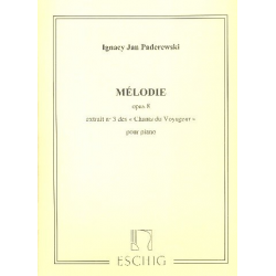 I.J. Paderewski - Melodie Piano - Ignace Jan Paderewski