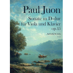 Sonate D-Dur op.15 - für Viola und Klavier -Paul Juon